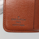 LOUIS VUITTON Monogram Compact Zip Wallet M61667 LV Auth 131202-17