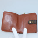 LOUIS VUITTON Monogram Compact Zip Wallet M61667 LV Auth 131202-9