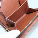 LOUIS VUITTON Monogram Compact Zip Wallet M61667 LV Auth 131202-21