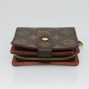 LOUIS VUITTON Monogram Compact Zip Wallet M61667 LV Auth 131202-3