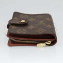 LOUIS VUITTON Monogram Compact Zip Wallet M61667 LV Auth 131202-5
