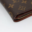 LOUIS VUITTON Monogram Compact Zip Wallet M61667 LV Auth 131202-14