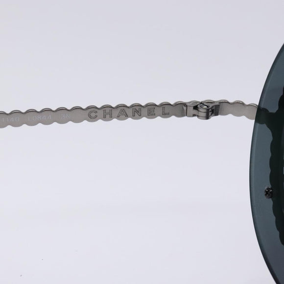 CHANEL Sunglasses plastic Black CC Auth 131207V