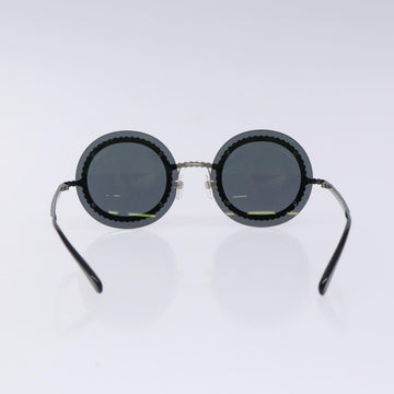 CHANEL Sunglasses plastic Black CC Auth 131207V - 0