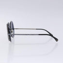CHANEL Sunglasses plastic Black CC Auth 131207V-3