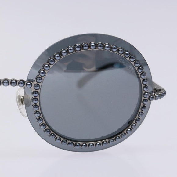 CHANEL Sunglasses plastic Black CC Auth 131207V