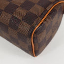 LOUIS VUITTON Damier Ebene Mini Speedy Hand Bag SPO N41536 LV Auth 131209SV-17
