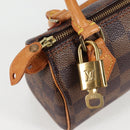 LOUIS VUITTON Damier Ebene Mini Speedy Hand Bag SPO N41536 LV Auth 131209SV-9