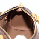 LOUIS VUITTON Damier Ebene Mini Speedy Hand Bag SPO N41536 LV Auth 131209SV-19