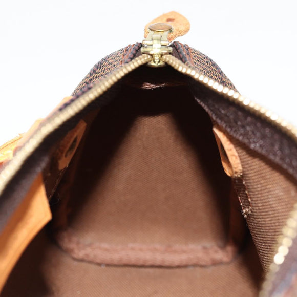 LOUIS VUITTON Damier Ebene Mini Speedy Hand Bag SPO N41536 LV Auth 131209SV