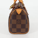 LOUIS VUITTON Damier Ebene Mini Speedy Hand Bag SPO N41536 LV Auth 131209SV-3