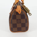 LOUIS VUITTON Damier Ebene Mini Speedy Hand Bag SPO N41536 LV Auth 131209SV-4