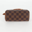 LOUIS VUITTON Damier Ebene Mini Speedy Hand Bag SPO N41536 LV Auth 131209SV-5