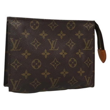 LOUIS VUITTON Monogram Poche Toilette 15 Pouch M47546 LV Auth 131211