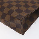 LOUIS VUITTON Damier Ebene Poche Toilette 26 Pouch N47543 LV Auth 131222-15