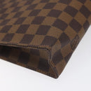 LOUIS VUITTON Damier Ebene Poche Toilette 26 Pouch N47543 LV Auth 131222-16