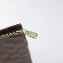 LOUIS VUITTON Damier Ebene Poche Toilette 26 Pouch N47543 LV Auth 131222-9