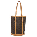 LOUIS VUITTON Monogram Bucket GM Shoulder Bag M42236 LV Auth 131231-1