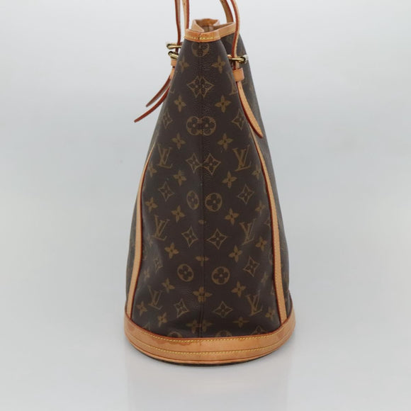 LOUIS VUITTON Monogram Bucket GM Shoulder Bag M42236 LV Auth 131231