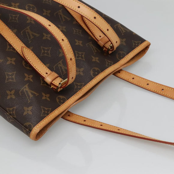 LOUIS VUITTON Monogram Bucket GM Shoulder Bag M42236 LV Auth 131231