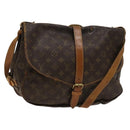 LOUIS VUITTON Monogram Saumur 30 Shoulder Bag M42256 LV Auth 131254-1