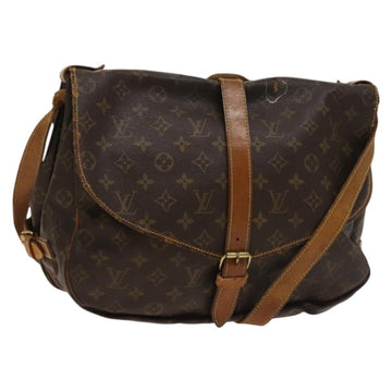 LOUIS VUITTON Monogram Saumur 30 Shoulder Bag M42256 LV Auth 131254