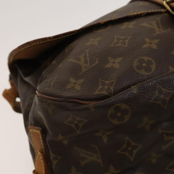 LOUIS VUITTON Monogram Saumur 30 Shoulder Bag M42256 LV Auth 131254