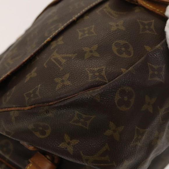 LOUIS VUITTON Monogram Saumur 30 Shoulder Bag M42256 LV Auth 131254