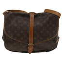 LOUIS VUITTON Monogram Saumur 30 Shoulder Bag M42256 LV Auth 131254-13