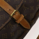 LOUIS VUITTON Monogram Saumur 30 Shoulder Bag M42256 LV Auth 131254-28