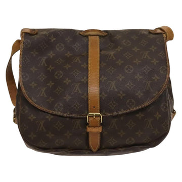 LOUIS VUITTON Monogram Saumur 30 Shoulder Bag M42256 LV Auth 131254 - 0