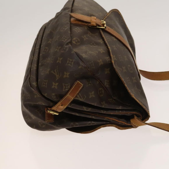 LOUIS VUITTON Monogram Saumur 30 Shoulder Bag M42256 LV Auth 131254