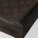 LOUIS VUITTON Monogram Sac Plat Hand Bag M51140 LV Auth 131256-9