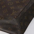 LOUIS VUITTON Monogram Sac Plat Hand Bag M51140 LV Auth 131256-15
