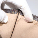 LOUIS VUITTON Monogram Sac Plat Hand Bag M51140 LV Auth 131256-12