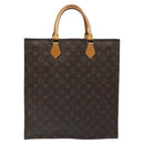 LOUIS VUITTON Monogram Sac Plat Hand Bag M51140 LV Auth 131256-13