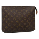 LOUIS VUITTON Monogram Poche Toilette 26 Pouch M47542 LV Auth 131260-1