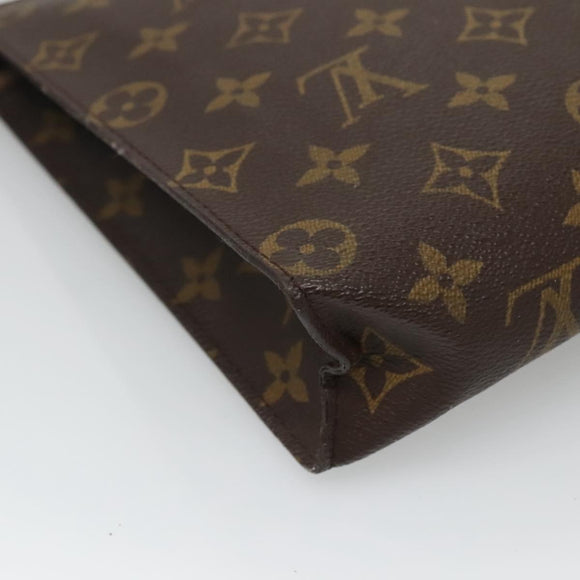 LOUIS VUITTON Monogram Poche Toilette 26 Pouch M47542 LV Auth 131260
