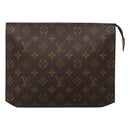 LOUIS VUITTON Monogram Poche Toilette 26 Pouch M47542 LV Auth 131260-13