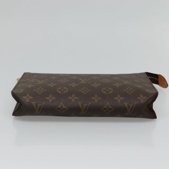 LOUIS VUITTON Monogram Poche Toilette 26 Pouch M47542 LV Auth 131260