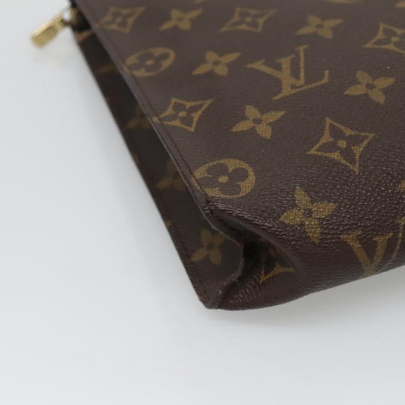 LOUIS VUITTON Monogram Poche Toilette 26 Pouch M47542 LV Auth 131260
