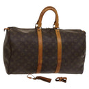 LOUIS VUITTON Monogram Keepall 45 Boston Bag M41428 LV Auth 131263-1