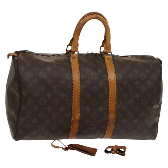 LOUIS VUITTON Monogram Keepall 45 Boston Bag M41428 LV Auth 131263