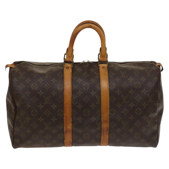 LOUIS VUITTON Monogram Keepall 45 Boston Bag M41428 LV Auth 131263