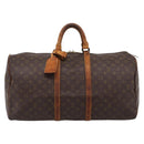 LOUIS VUITTON Monogram Keepall 50 Boston Bag M41426 LV Auth 131264-13