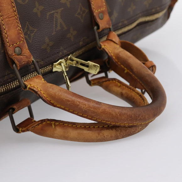 LOUIS VUITTON Monogram Keepall 50 Boston Bag M41426 LV Auth 131264