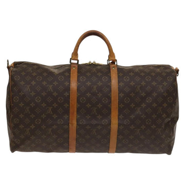 LOUIS VUITTON Monogram Keepall Bandouliere 60 Boston Bag M41412 LV Auth 131267 - 0