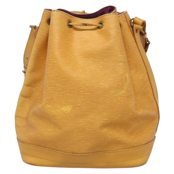LOUIS VUITTON Epi Noe Schoudertas Tassili Geel M44009 LV Auth 131272