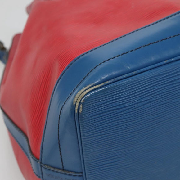 LOUIS VUITTON Epi Noe Shoulder Bag Bicolor Red Blue M44084 LV Auth 131274