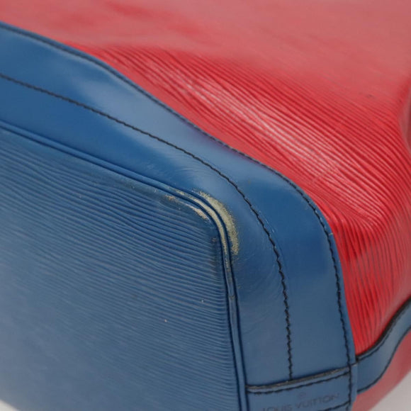 LOUIS VUITTON Epi Noe Shoulder Bag Bicolor Red Blue M44084 LV Auth 131274